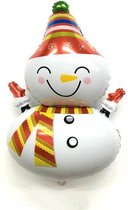 Folieballon XL - Kerst - 100x55cm - Sneeuwpop