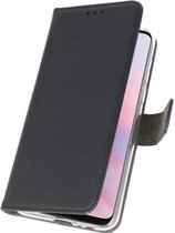 Wallet Case Hoesje voor Huawei Y9 2019 Zwart