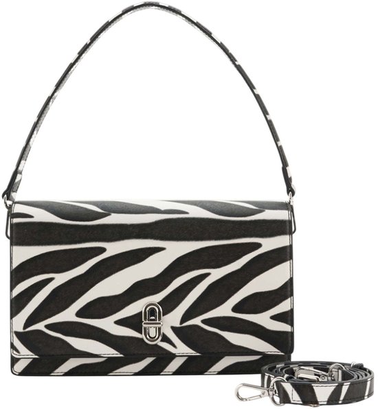 SEIDENFELT MANUFAKTUR sac à épaule bandoulière Fjone Big Crossbag Zebra noir