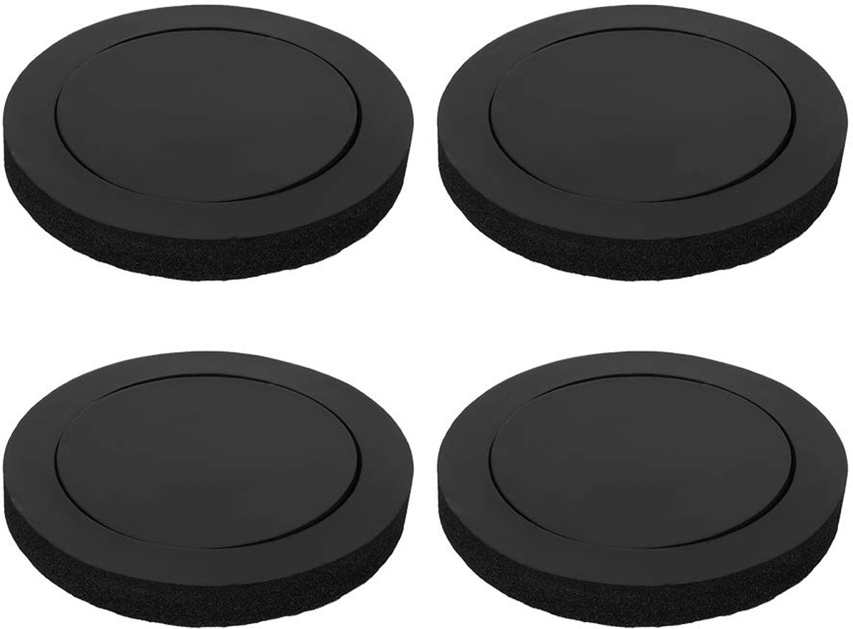 4PCS Autolautsprecherisoliering - Gummischalldämmung - 7.7x5.7x1 inch