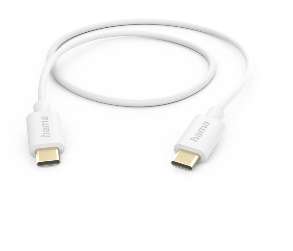 Hama Oplaadkabel USB C 100 cm Wit