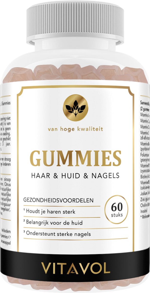 VITAVOL - Gummies Haar & Huid & Nagels - 60 stuks
