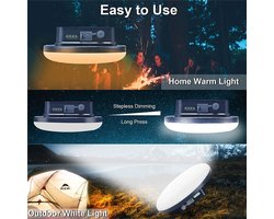 Xcruiser 10000mAh 200W oplaadbare LED-campinglantaarn met magneet Sterk licht Draagbare zaklampen Tentverlichting Werkreparatieverlichting