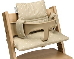 Meyco Baby Sweet Heart Stoelverkleiner Meegroei - Sand/Soft Sand