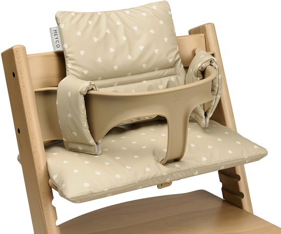 Meyco Baby Sweet Heart Stoelverkleiner Meegroei – Soft Sand