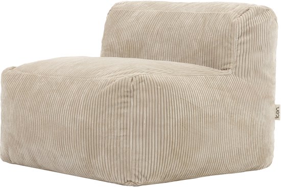 icon - Zen Modulaire Fauteuil - Bank - Ribfluweel - Beige