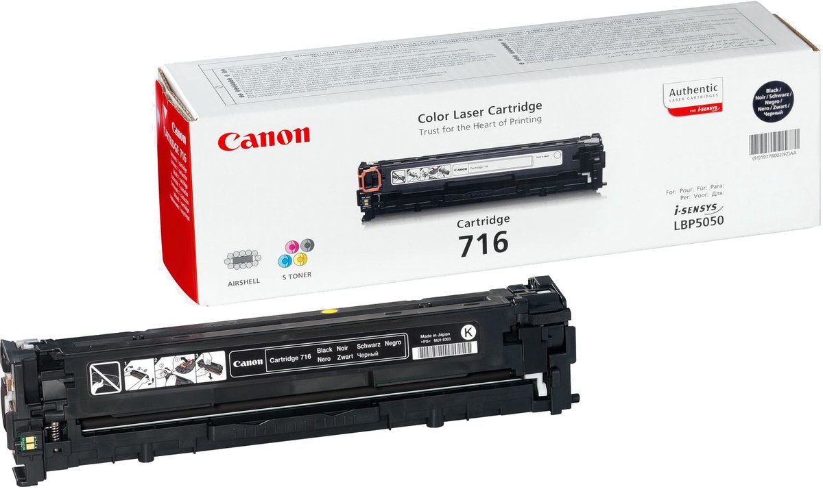 Toner Canon Cartridge 716 Black Black