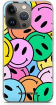 Case Company® - Hoesje geschikt voor iPhone 13 Pro hoesje - Smiley N°1 - Soft Cover Telefoonhoesje - Bescherming aan alle Kanten en Schermrand