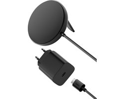 Belkin Magnetisch Draadloos Laadstation Qi2 15 W – Zwart - Magsafe Compatibel - Inclusief Adapter