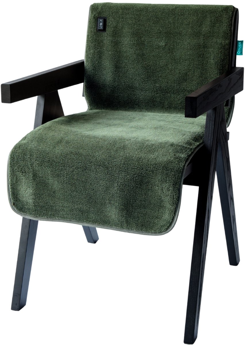 Qnuss Infrarood Warmtedeken Draadloos 135x45 cm Groen met - Qnuss - €129,00