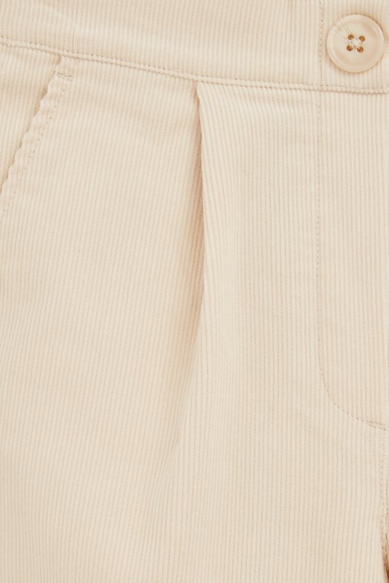 Pantalon large WE Fashion Filles avec structure côtelée