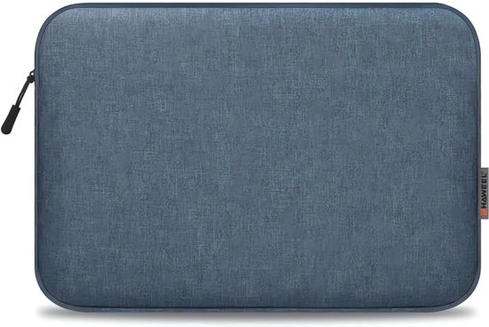 Premium 13 Inch Laptop Sleeve | Waterdichte Aktetas met Rits | Beschermende Tas voor 12 tot 13,5 Inch Laptops, MacBook en Ultrabook Blauw