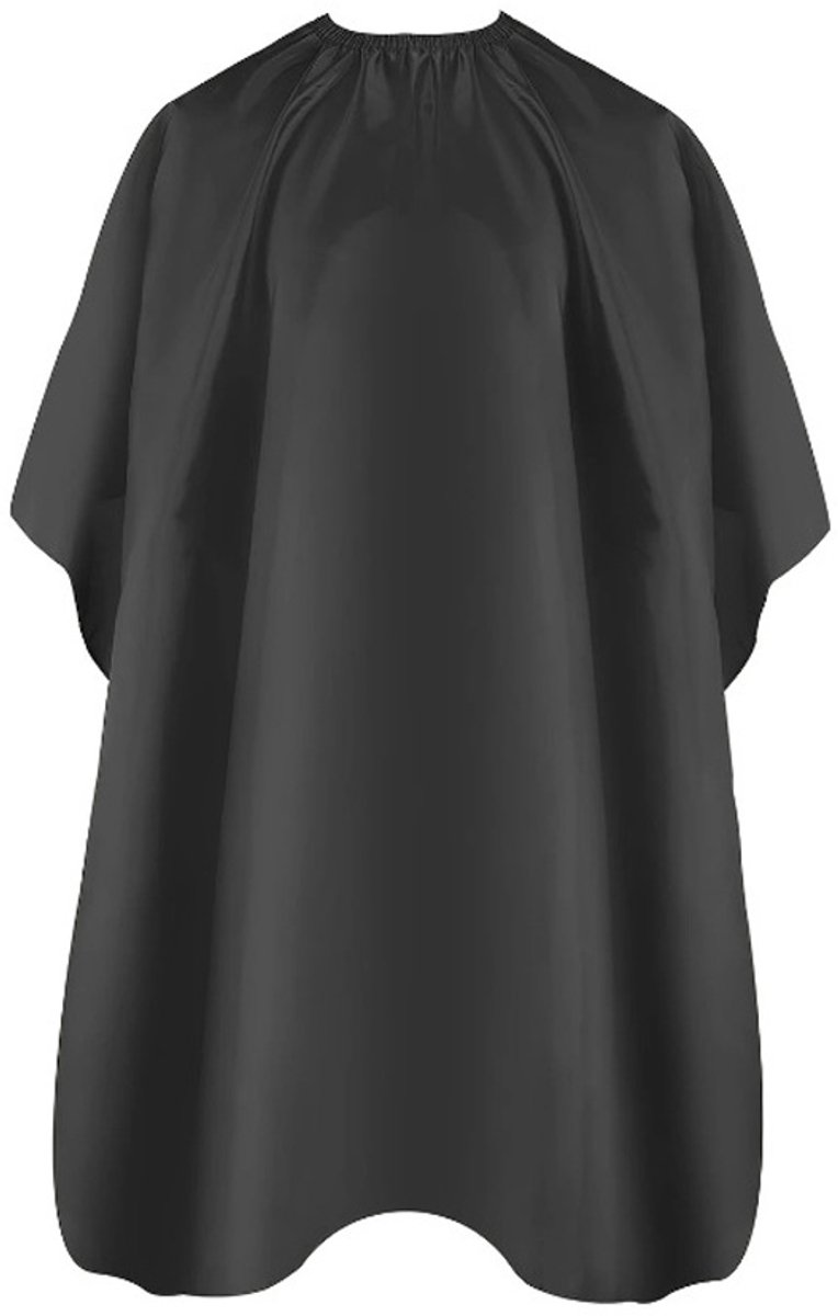 Zwarte saloncover-up - voor knippen, kleuren en highlights