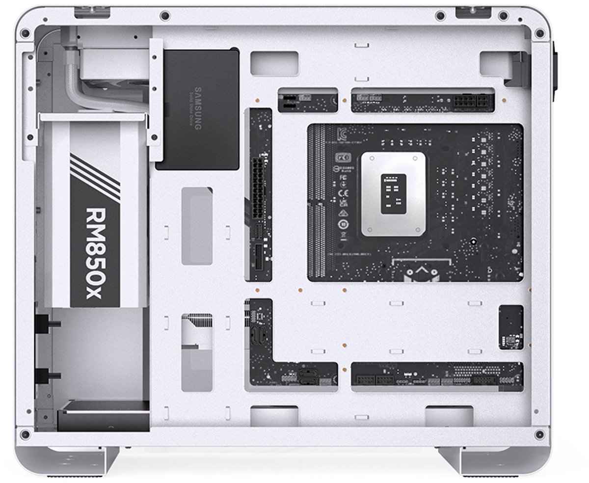 Jonsbo U4 Mini White Computerbehuizing Mini Tower Wit - afbeelding 3
