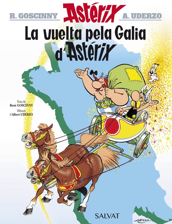 Astérix 5 - La vuelta pela Galia d'Astérix - cover
