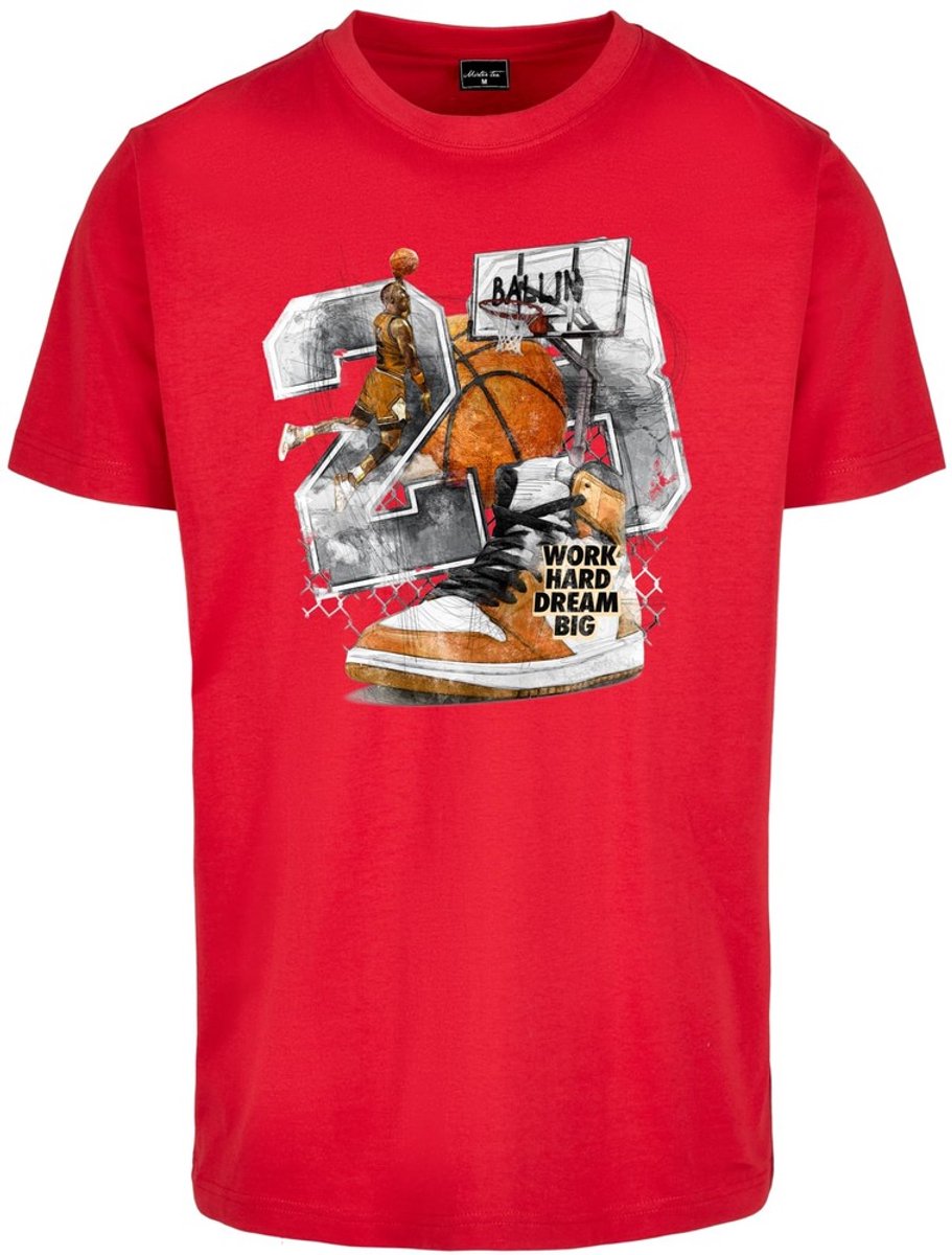 Mister Tee Vintage Ballin Heren T-shirt XXL Rood