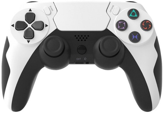 NexZone - Ps4 Controller - Draadloos - geschikt voor PS3 & PS4 - Game Controller - Wit