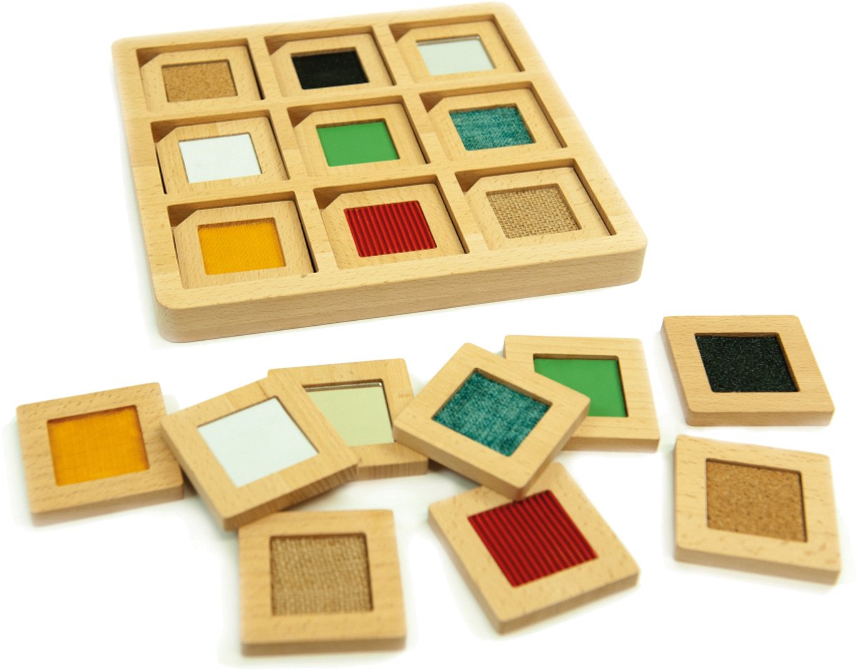 Andreu Toys educatief spel Memo Texturen karton multicolor.