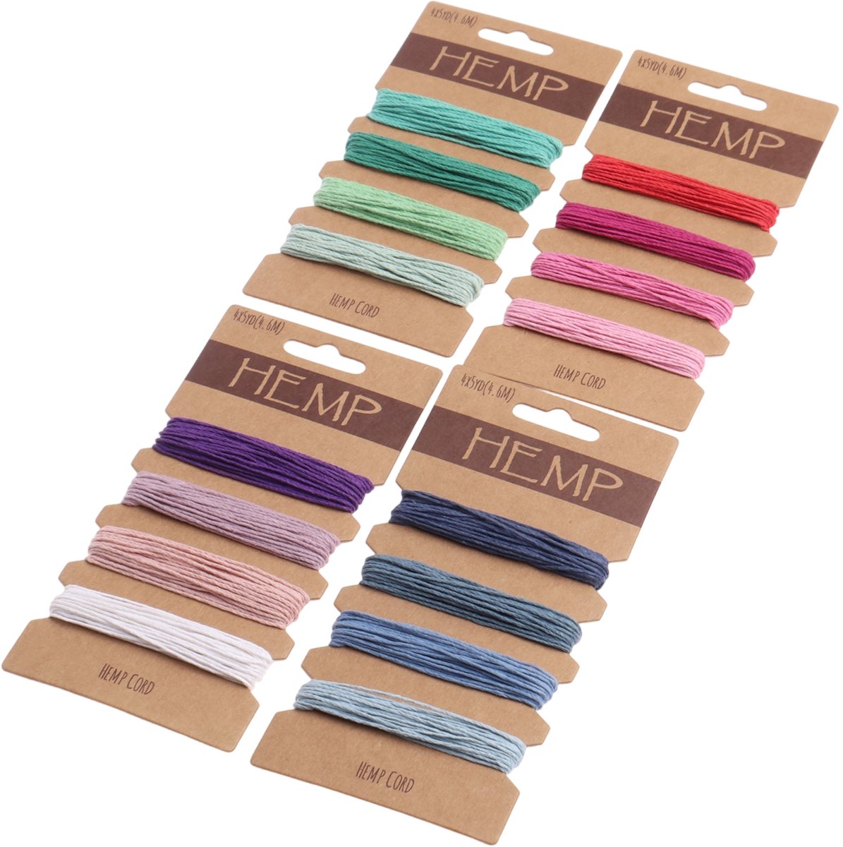 Kleurrijk Flax Touw - 16 Kleuren Armband Koord - DIY Knutseltouw - Voor Sieraden, Handwerk & Decoratie - Accessoires voor Armband Maken - 1mm - 80 Yards