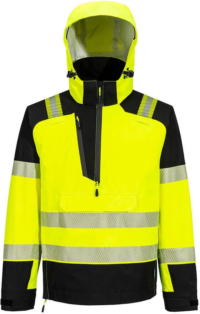 Portwest PW3 Hi-Vis Regenjas (3L) T161 - Geel/Zwart - M