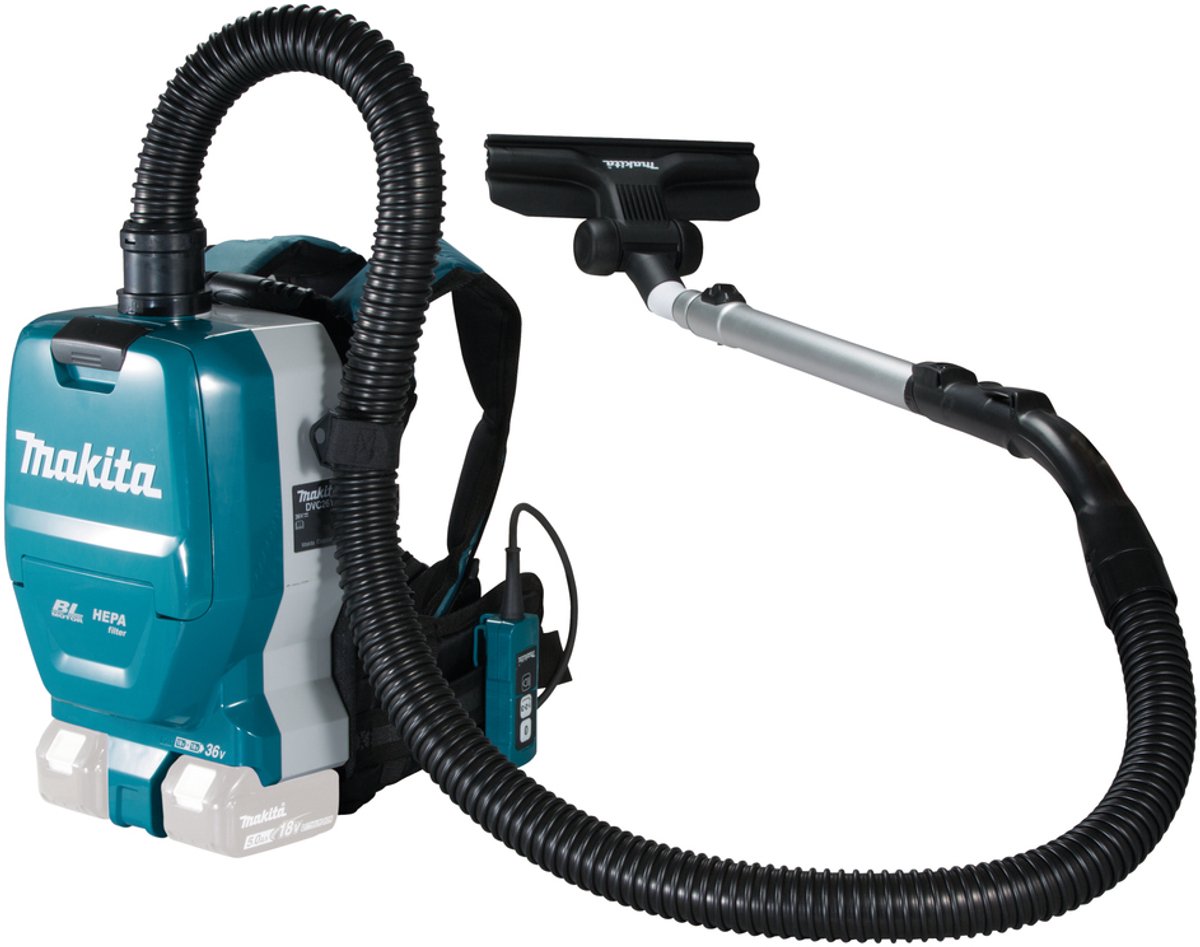 Makita DVC261ZX15 Accu-rugstofzuiger