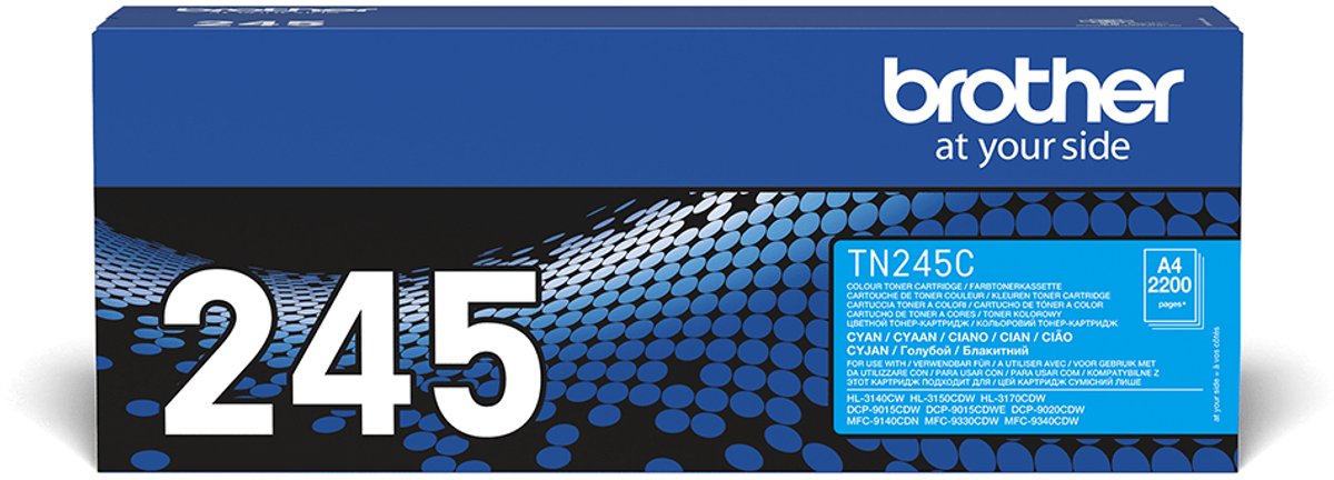 Brother TN-245C Toner Cyaan 2.2k
