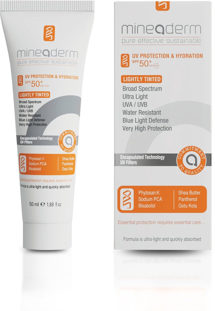 Mineaderm Protection Lightly Tinted SPF 50+ Color UV Protection and Moisturizing Sunscreen 50ML