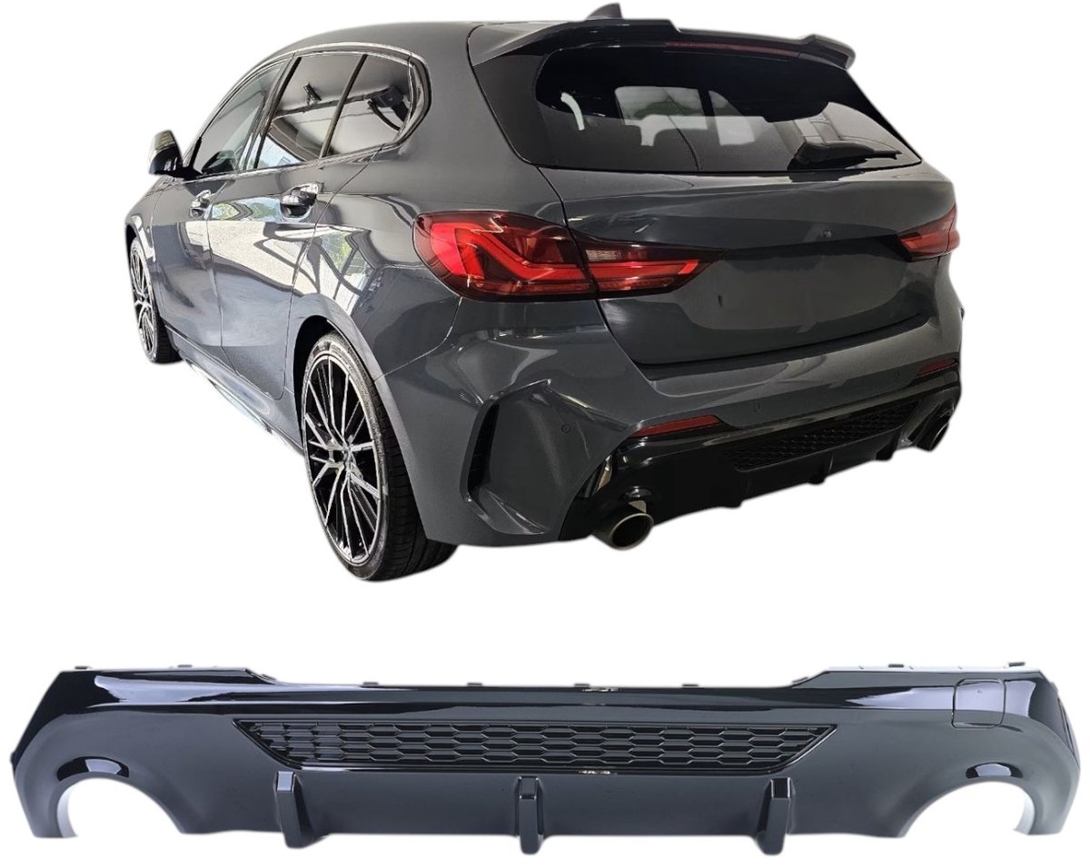 Diffuser compatibel met BMW 1 Serie F40 Glanzend zwart 2019+
