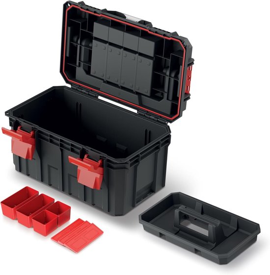 Webake Zaadaufbewahrungsbox met deksel Zaadbewaarbox Zaad Dose Tuin Zaad Container met scheidingswanden, 22,5 x 17 x 15,5 cm