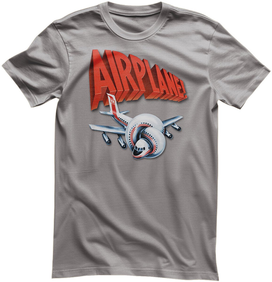 Airplane! – Classic Movie T-shirt 2XL Grijs