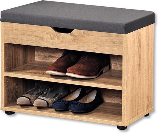 Kesper Schoenenkast - wit - hout - 29 x 51 x 87 cm