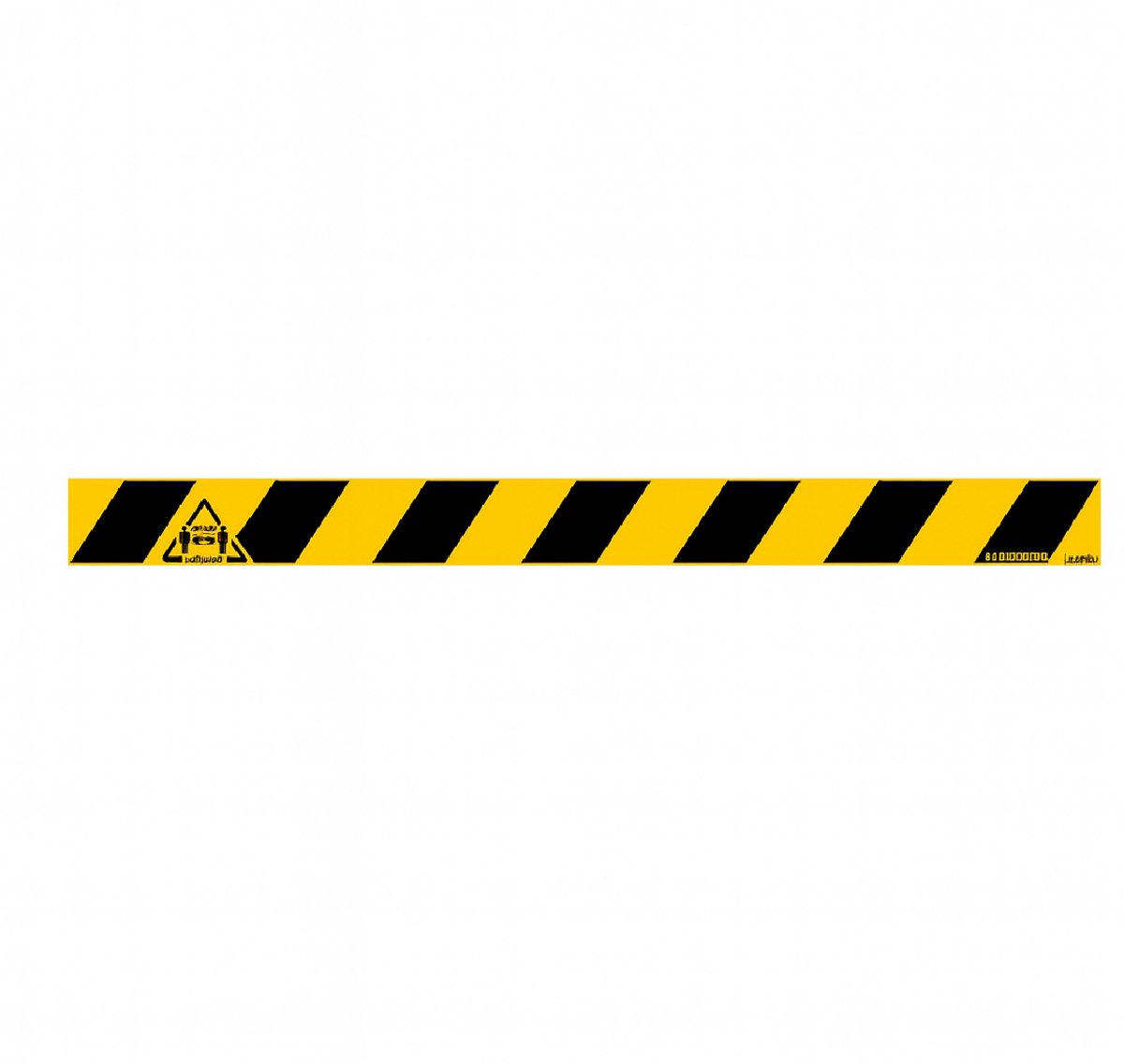 Jalema Markeringstape Veiligheid – Vloersticker 1.5m Afstand – Zwart-Geel
