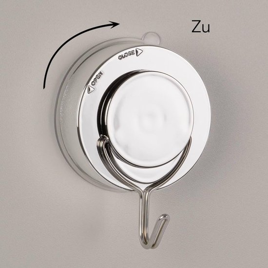 2 stuks Grote Zuignap Haak - Extra Sterk & Herbruikbaar voor Badkamer & Keuken - Geen