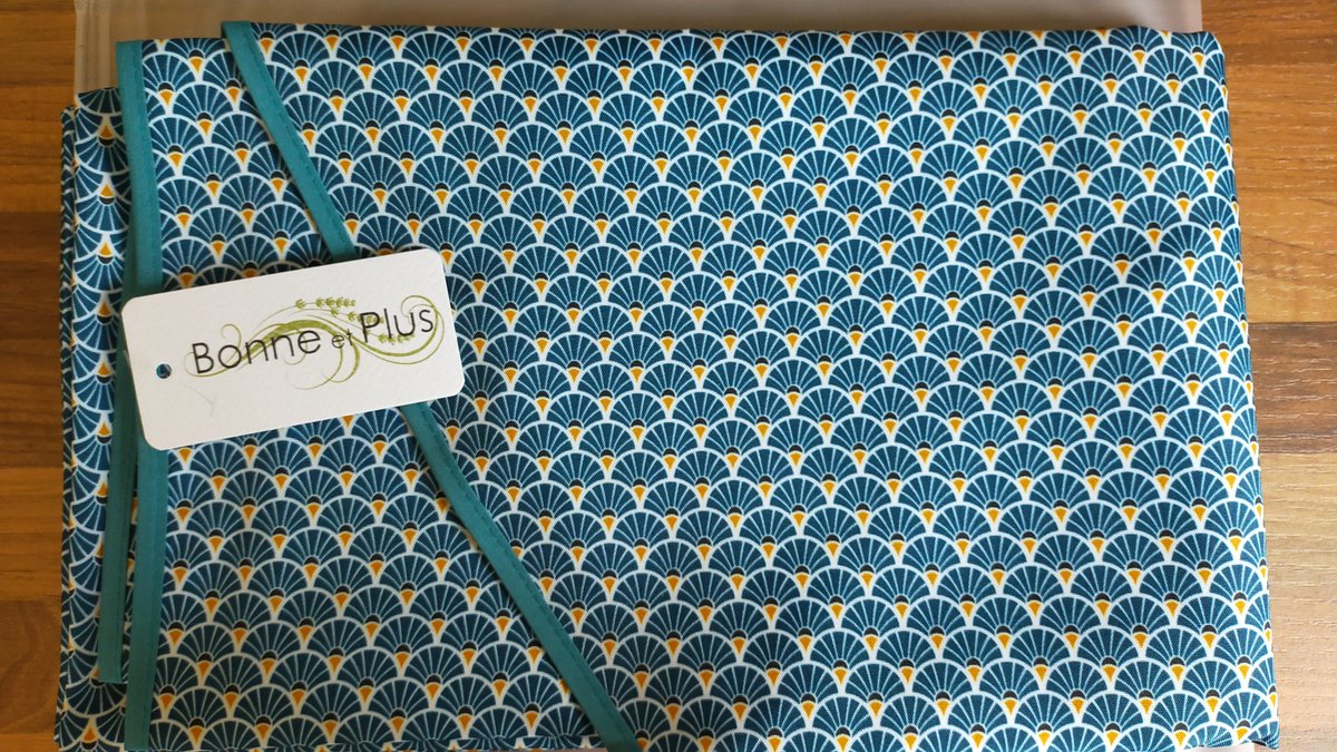 Tafelkleed anti-vlek Vanesse bleu rond 160 cm Tafellaken - Decoratieve Tafel Accessoires - Woonkamer Decoratie - Bonne et Plus®