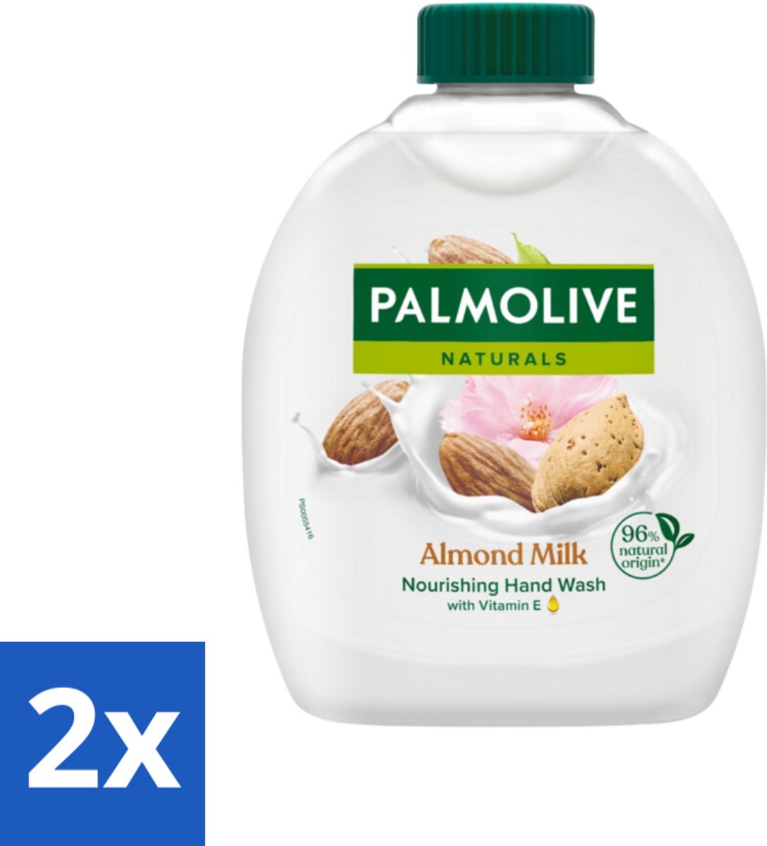 2 x Palmolive - Amandelmelk - Handzeep Navulling - Zacht & Hydraterend - 300 ml - Handzeep - Navulling - Melk - Amandel - Verzorgend