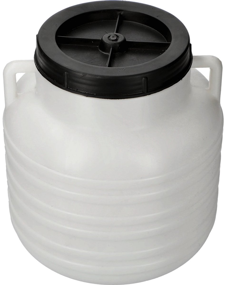 Browin - zuurkoolvat met schroefdeksel 20 liter - fermentatievat - augurkenvat - voedsel bewaren