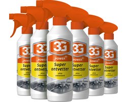 6x 3G Professioneel Power Super ontvetter - Ontvetter - Keuken Reiniger - Krachtige Reiniger - Vette Aanslag - Fornuis Reiniger - Oven Reiniger - 6-Pack