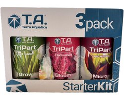 Terra Aquatica TriPart Soft Water – Hydrocultuur / Hydroponic Voeding – Starter Kit