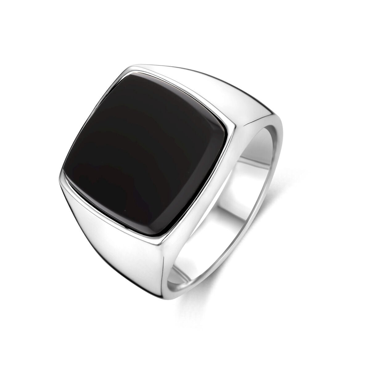 Zilveren zegelring onyx 1341690