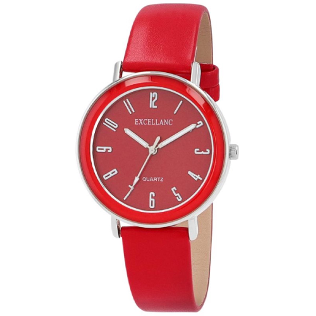 Excellanc-dameshorloge-rood-diameter 39 mm-3 atm