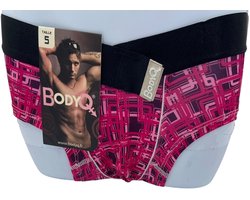 BodyQ Men's Underwear Boxer - 2 Kleuren Roze & Zwarte Band - XS - Sexy Lingerie voor Mannen
