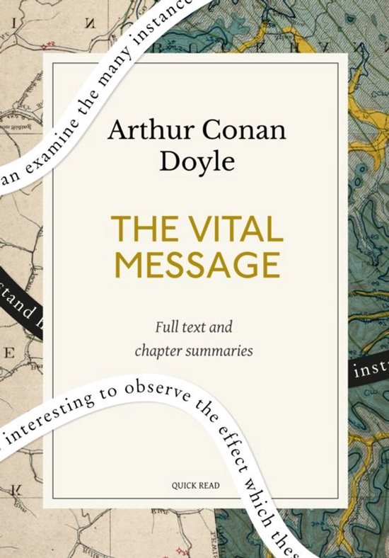 The Vital Message: A Quick Read edition - cover