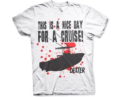 Dexter Heren Tshirt -M- A Nice Day For A Cruise Wit