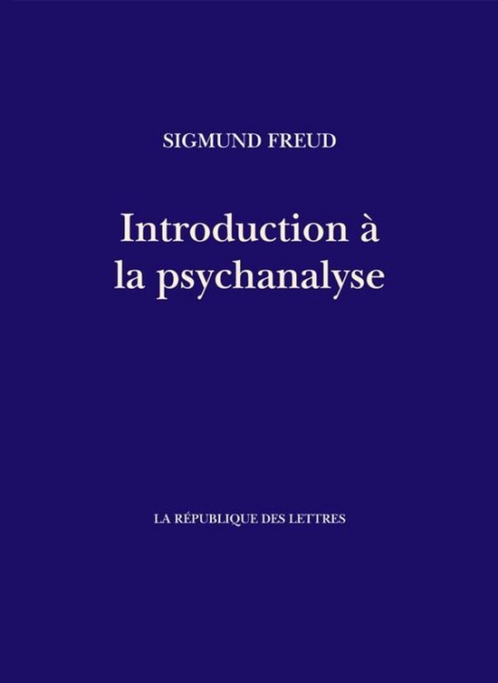 Freud - Introduction à la psychanalyse - cover