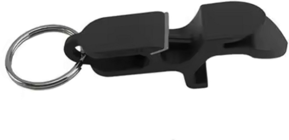 Scoby - Bierflesopener - Sleutelhanger - Blikopener - Bottle Opener - 1 stuk - Zwart