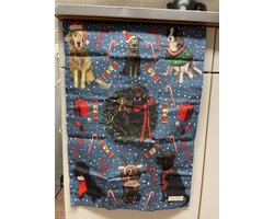 Alex Clark Theedoek Kerst Chistmas Dogs ~ Honden winter/kerst