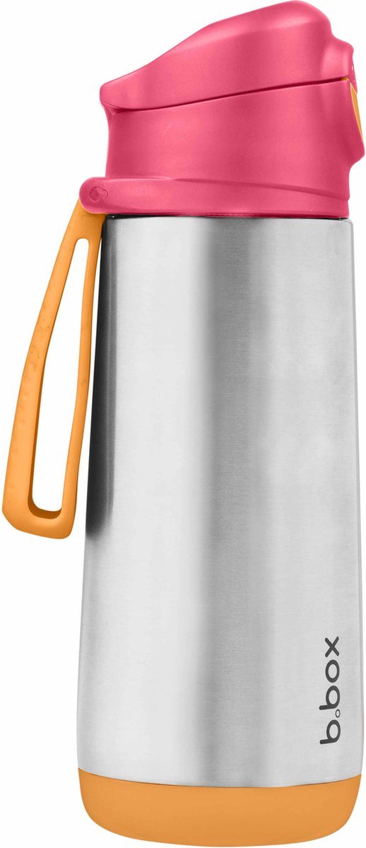 b.box Thermos-Sportdrinkfles en Waterfles met Sportdop | Kantel en Neem een Slokje | Houdt Drankjes tot 15 Uur Koud, tot 8 Uur Warm | 500 ml