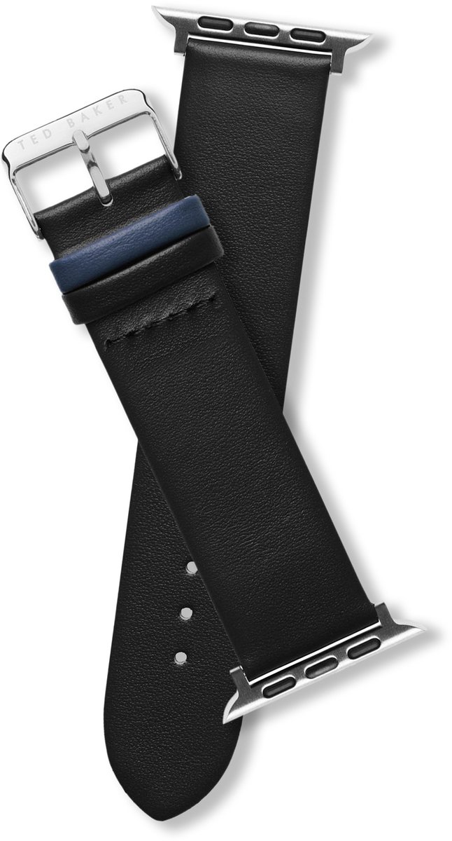 Ted Baker Apple Bands Straps Zwart Armband: 100% Leather BKS42F135B0