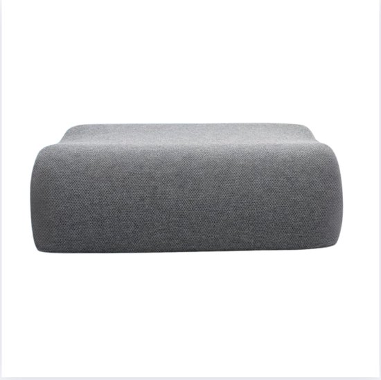 Siège rehausseur QPFO® pour adultes - Coussin d'assise confortable de 13 cm d'épaisseur - kussen de chaise de bureau et aide à se lever - Housse OEKO-TEX indéformable - Gris