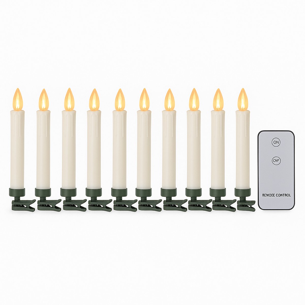 Jlkegfdf Kerst vlamloze kaarsen | Kerst thema LED Kaarsen | Vlamloze Kaarsen Batterij Werkt LED Licht Pijler Kaarsen voor Kerst Home Decoratie